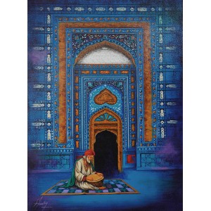 S. A. Noory, 24 x 18 Inch, Acrylic on Canvas, AC-SAN-262 S. A. Noory, 24 x 18 Inch, Acrylic on Canvas, AC-SAN-262